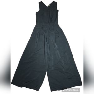 NWT Sleeveless Jumpsuit Wide Leg Capri Massimo Dutti Sz 2